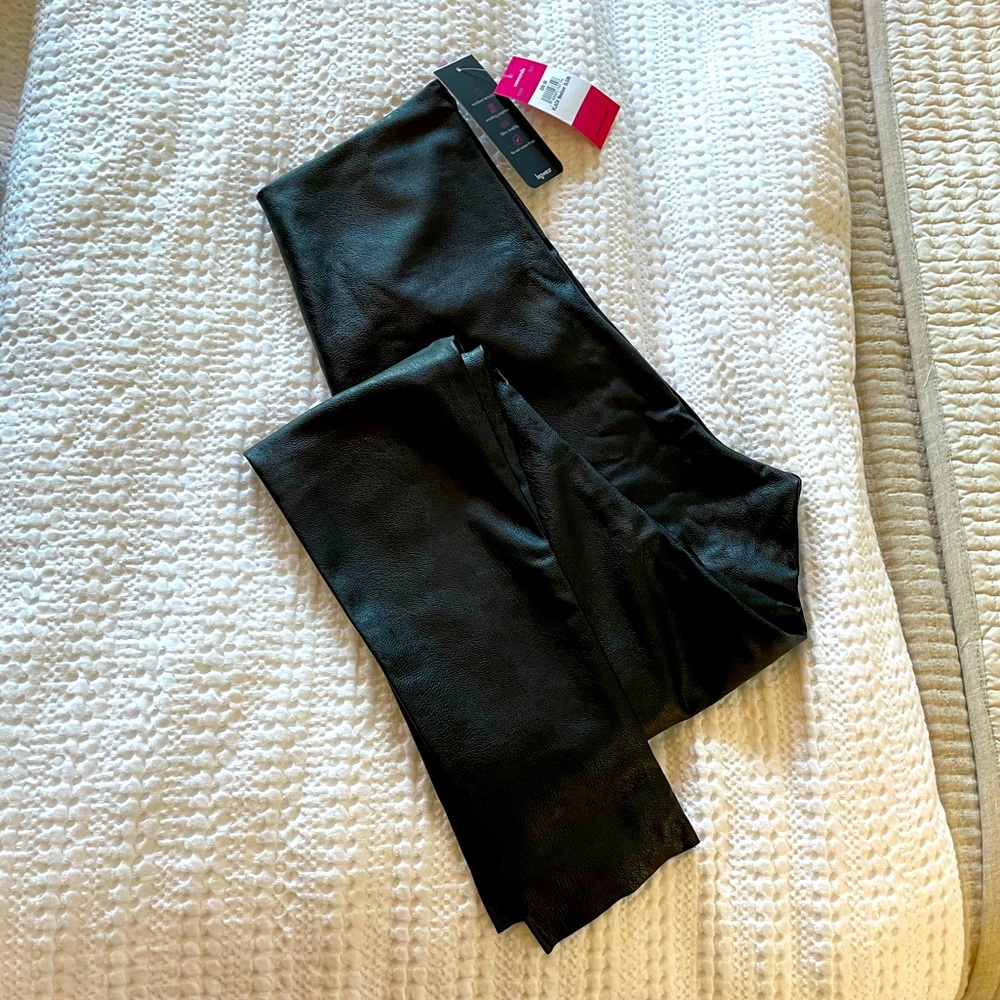 Commando faux leather leggings, high waisted